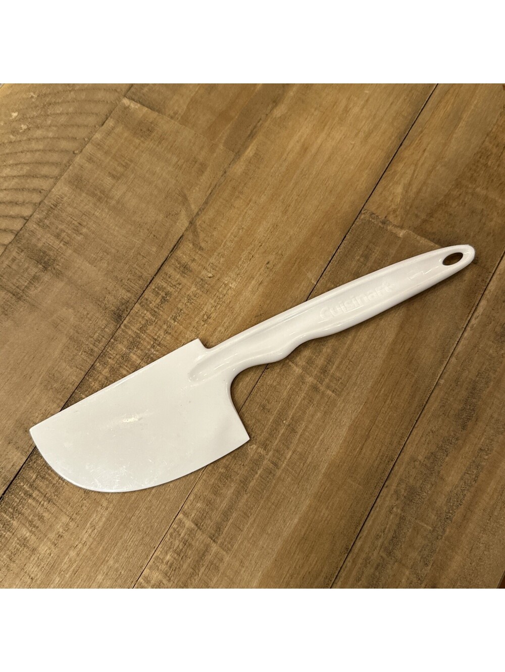 Cuisinart Bowl Scraper Spatula 10” White Food Processor Plastic DLC-650 Hangs